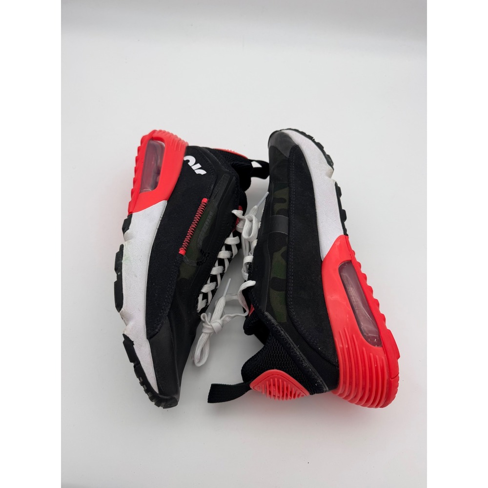 Nike Air Max 2090 Black Radiant Red Camo Mens Sneakers CU9174-600 Size 7 - Picture 8 of 8
